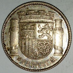 SPAIN - KM 750 - 1 PESETA 1933