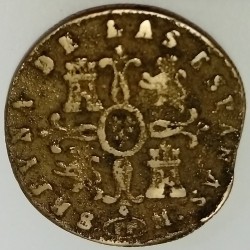 SPAIN - KM 517 - 8 MARAVEDIS 1834 - ISABELLE II