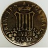 SPAIN - CATALOGNE - KM 116 - 6 QUARTOS 1814 - FERDINAND VII