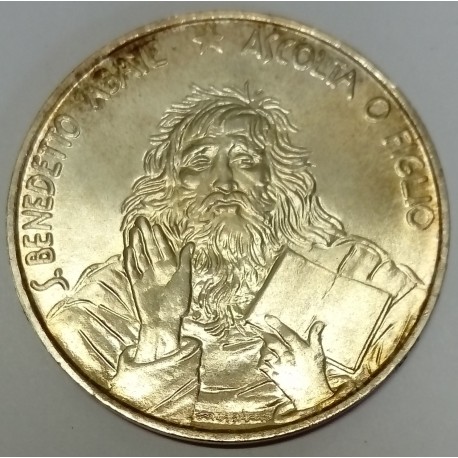 SAN MARINO - KM 112 - 1,000 LIRE 1980 - 1500 YEARS OF ST BENEDICT