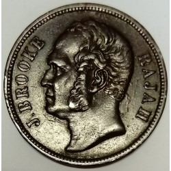 MALAISIA - SARAWAK - KM 3a - 1 CENT 1863 - CHARLES JAMES BROOKE RAJAH II (1868-1917)