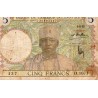 FRENCH WEST AFRICA - PICK 21 - 5 FRANCS - 01/08/1935