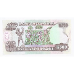 SAMBIA - PICK 35 - 500  KWACHA - 1991 - UNC