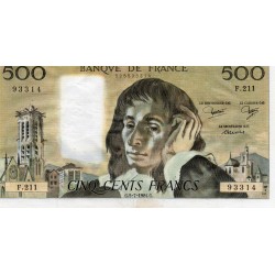 PICK 156 - 500 FRANCS PASCAL - 05.07.1984 - F.211