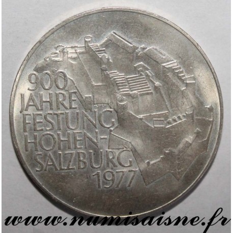 AUSTRIA - KM 2935 - 100 SHILLING 1977 - 900 years of the fortress of Hohensalzburg