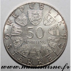 AUSTRIA - KM 2916 - 50 SHILLING 1973 - 500 years of the Bummerl house