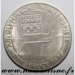 AUTRICHE - KM 2929 - 100 SHILLING 1976 - Jeux Olympiques d'Innsbruck