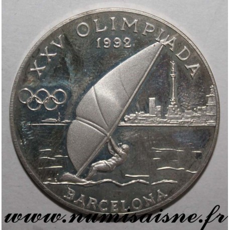ANDORRA - KM 54 - 20 DINERS 1989 - Olympische Spiele - Barcelona 1992