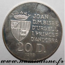 ANDORRA - KM 54 - 20 DINERS 1989 - Olympic Games - Barcelona 1992