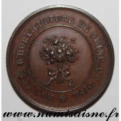 MÉDAILLE - AGRICULTURE - SOCIÉTÉ D'HORTICULTURE DE SEINE ET OISE - VERSAILLES - 7 AVRIL 1840