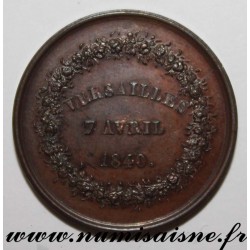 MEDAL - AGRICULTURE - SEINE AND OISE HORTICULTURAL SOCIETY - VERSAILLES - APRIL 7, 1840