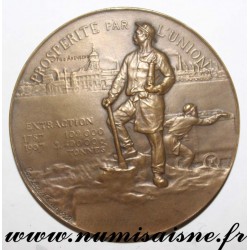 MÉDAILLE - 59 - COMPAGNIE DES MINES D'ANZIN - 150 ANS - 1757 - 1907