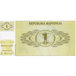 SLOVENIA - PICK 1 a - 1 TOLAR - 1990