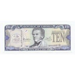 LIBERIA - 10 DOLLARS - 1999...