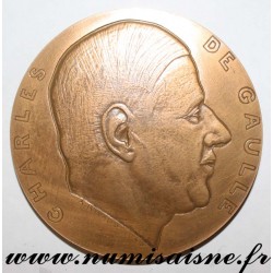 MEDAL - CHARLES DE GAULLE - June 18, 1940 - August 25, 1944 - By A. Rivaud