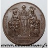 MEDAL - EDUCATION - PRIMARY EDUCATION - Mr BROCARO AT CHALONS SUR SAUNE - 1860 - 1861