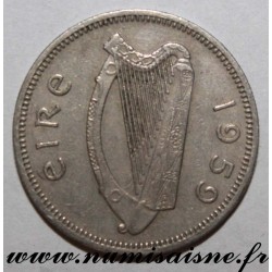 IRLAND - KM 14a - 1 SHILLING 1959