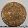 FRANCE - KM 746 - 20 FRANCS 1831 A - Paris - GOLD - LOUIS PHILIPPE I - Edge with Relief lettering