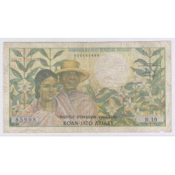 MADAGASCAR - PICK 54 - 1 000 FRANCS - 1966 - TRES BEAU