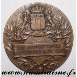 MEDAL - SHOOTING - XXIII NATIONAL AND INTERNATIONAL COMPETITION OF RENNES - 1920