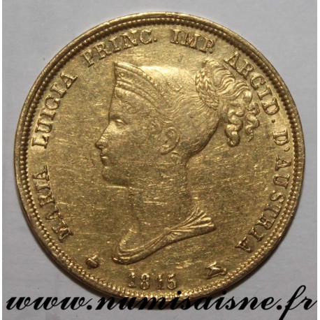 ITALY - C 32 - PARMA - MARIA LUIGIA - 40 LIRE 1815 - GOLD