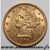 VEREINIGTE STAATEN - KM 101 - 5 DOLLAR 1899 - Philadelphia - GOLD