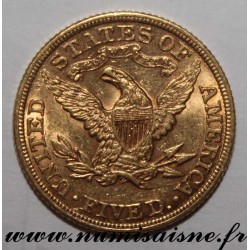 UNITED STATES - KM 101 - 5 DOLLARS 1899 - Philadelphia - LIBERTY - GOLD