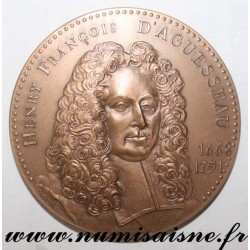 MEDAL - NOTARY - FUND DEPOSITS - HENRY FRANÇOIS D'AGUESSEAU - 1977