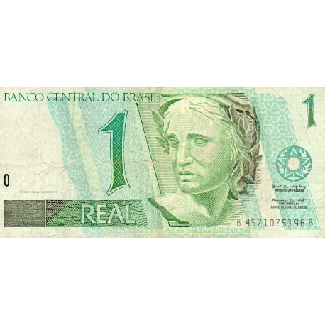 BRAZIL - PICK 243 A.b - 1 REAL - NO DATE (1998) - SIGN 38