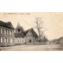 County 60490 - OISE - CUVILLY - THE SQUARE - THE CHURCH