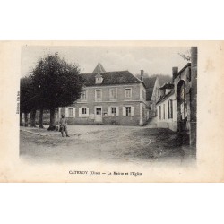 County 60840 - OISE - CATENOY - THE TOWN HALL AND THE CHURCH