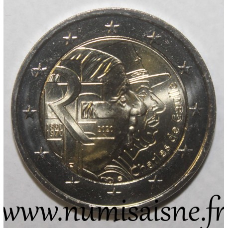 FRANCE - 2 EURO 2020 - CHARLES DE GAULLE