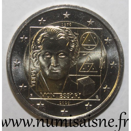 ITALY - 2 EURO 2020 - 150th anniversary of the birth of Maria Montessori