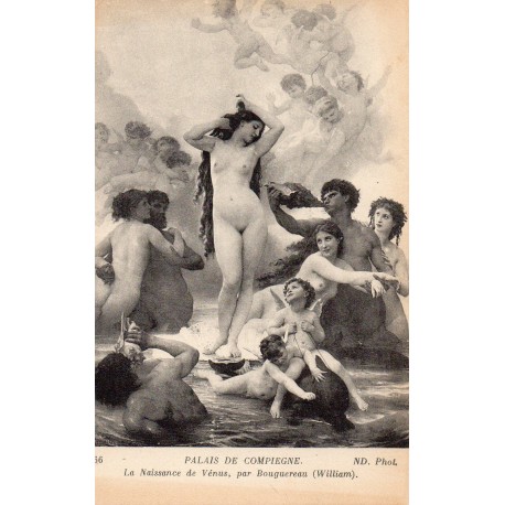 County 60200 - OISE - COMPIEGNE - PALACE - THE BIRTH OF VENUS BY WILLIAM BOUGUEREAU