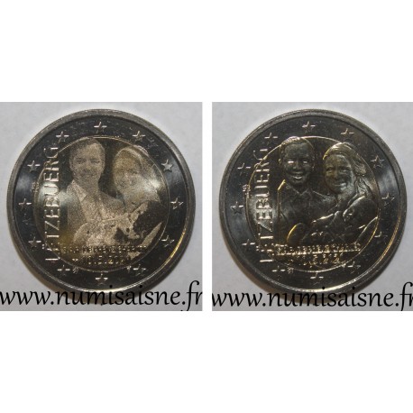 LUXEMBOURG - 2 EURO 2020 X 2 - BIRTH OF PRINCE CHARLES - CLASSIC AND HOLOGRAM TYPE