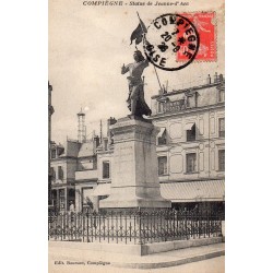 County 60200 - OISE - COMPIEGNE - THE STATUE OF JEANNE D'ARC