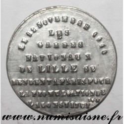 MEDAL - POLITICS - 59 - THE NATIONAL GUARDS OF LILLE ... - 1848