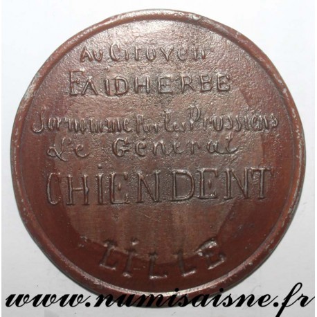 MEDAL - POLITICS - TO CITIZEN FAIDHERBE - 1870