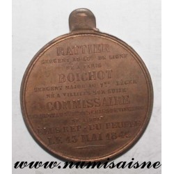 MEDAL - POLITICS - RATTIER - BOICHOT - COMMISSAIRE - 1849