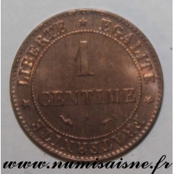 FRANKREICH - KM 826 - 1 CENTIME 1884 A - PARIS - TYPE CÉRÈS