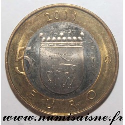 FINLANDE - KM 177 - 5 EURO 2011 - Åland Province