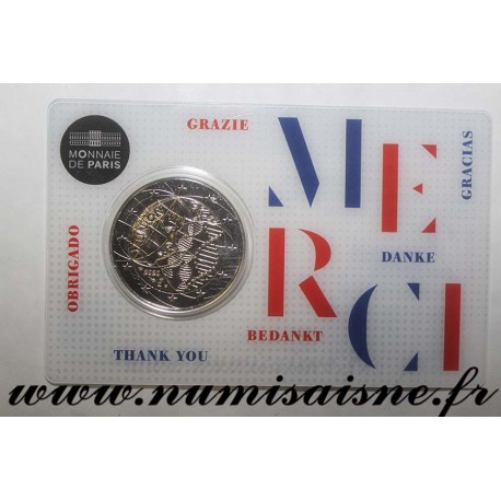 FRANKREICH - 2 EURO 2020 - MEDIZINISCHE FORSCHUNG - MERCI - COINCARD