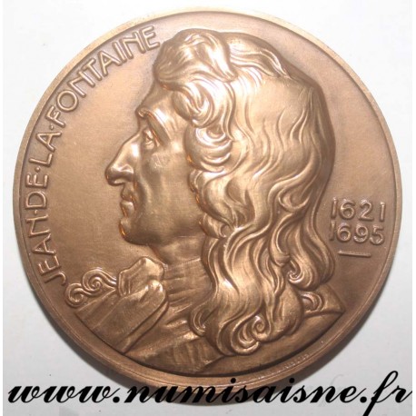 MEDAILLE - 1967 - JEAN DE LA FONTAINE - 1621 - 1695