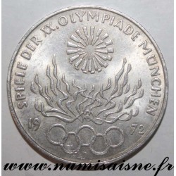 GERMANY - KM 135 - 10 MARK 1972 D - MÜNCHEN OLYMPICS