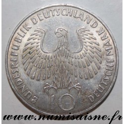 ALLEMAGNE - KM 135 - 10 MARK 1972 D - JEUX OLYMPIQUES DE MUNICH