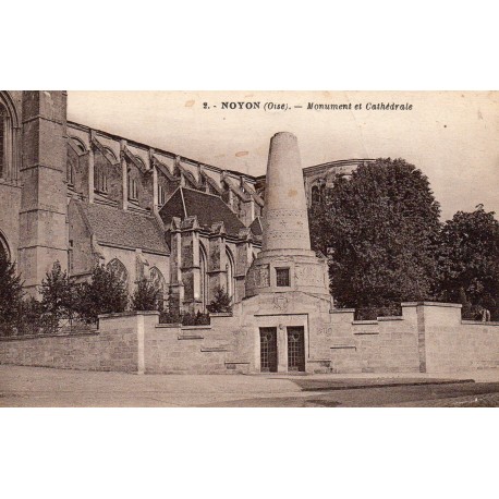 County 60400 - OISE - NOYON - MONUMENT AND CATHEDRAL