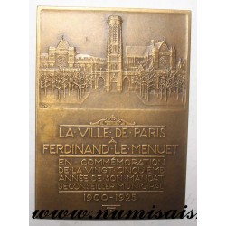 MEDAL - POLITICS - 75 - PARIS - F. LE MENUET - 1900 - 1925