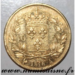 GADOURY 1092 - 40 FRANCS 1816 A - Paris - OR - TYPE LOUIS PHILIPPE Ier - KM 713