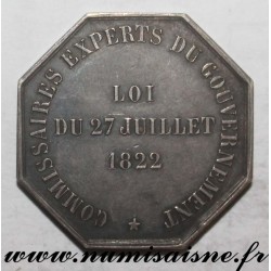 TOKEN - GOVERNMENT EXPERT COMMISSIONERS - 1831 - LAW OF 27.7.1822