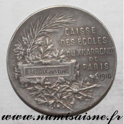 MEDAL - FUND SCHOOLS DISTRICT OF PARIS XI - 1910